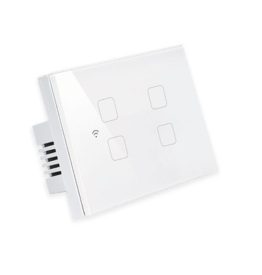 [22004336 ] WF4-SWTC-4G-WH مفتاح /4 ذكي ابيض لعلبة /4 ## 