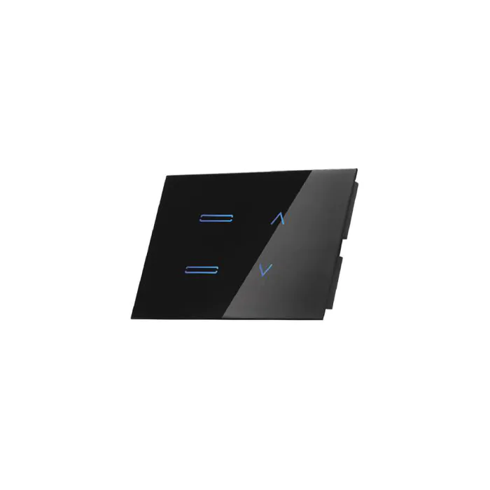 [32056022] SW-4GEV2T1/B مفتاح/2+اباجورعلبة رباعي ذكيBK سميكوم 