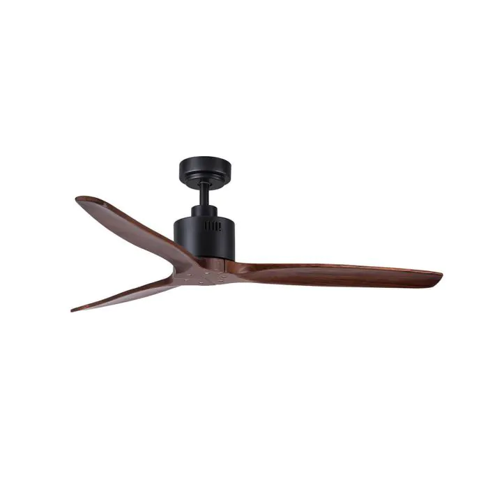 [00000000] SM-8554B مروحة سقف مع ريموت اسود + خشبي SEMICOM AIR 52"   ## 