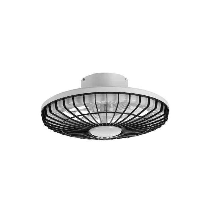 [ ] 323123/BK مروحة سقف انارة مع ريموت اسود SEMICOM ALASKA 48" CCT 30W ## 