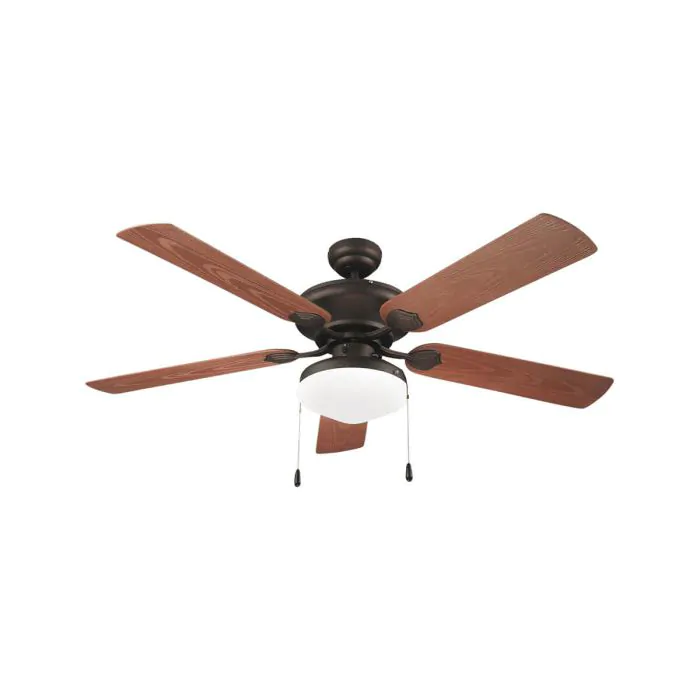 [00000000] D-52 مروحة سقف انارة 2*E27 بني SEMICOM BERLINA 52"   ## 