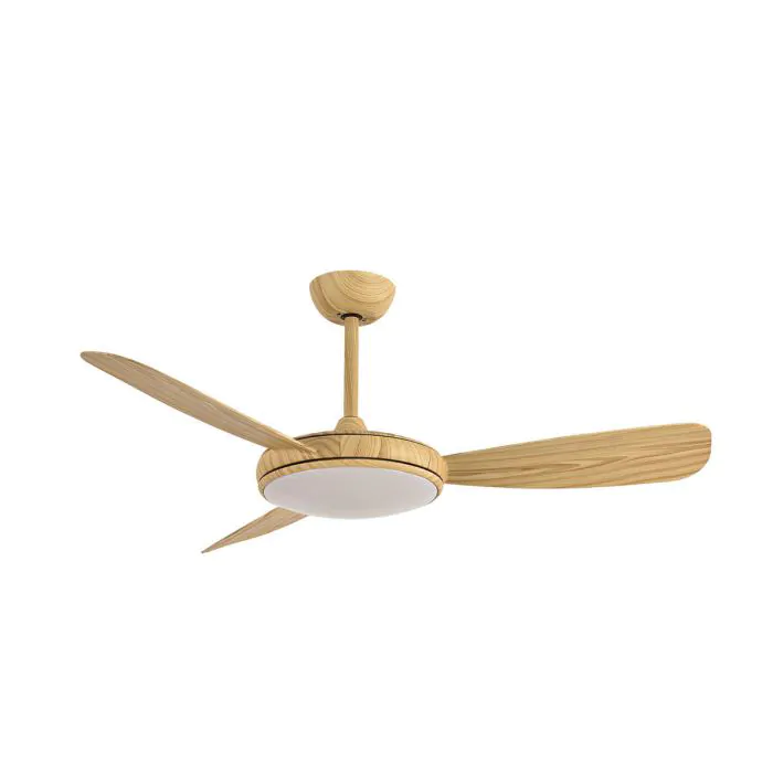 [00000000] SM-F6661AWO52/32CT مروحة سقف انارة مع ريموت خشبي SEMICOM ROY 52" CCT 32W ## 