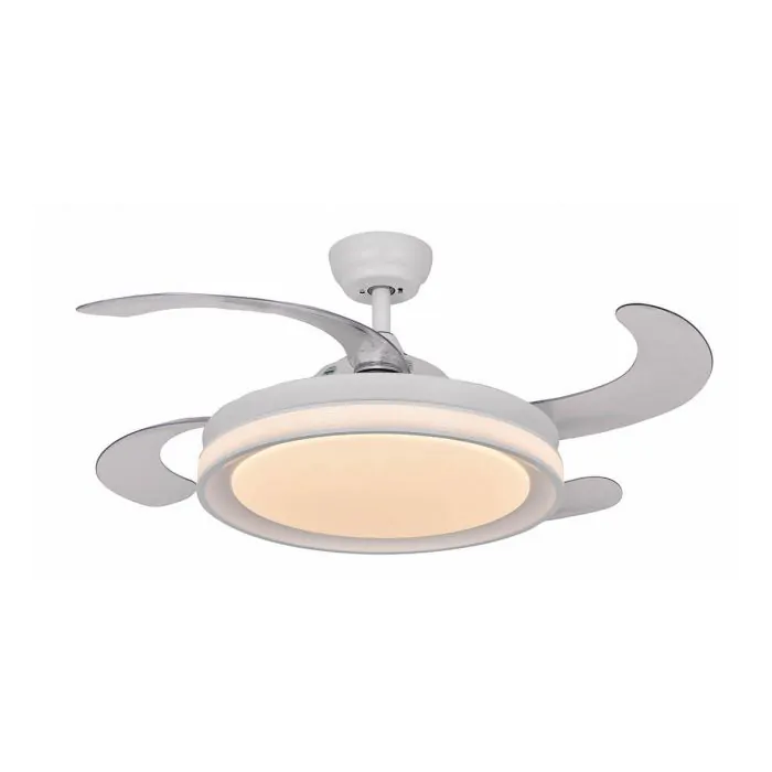 [ ] INT-520W/42CW مروحة سقف انارة مع ريموت ابيض SEMICOM SFERA 42" CCT 36W ## 