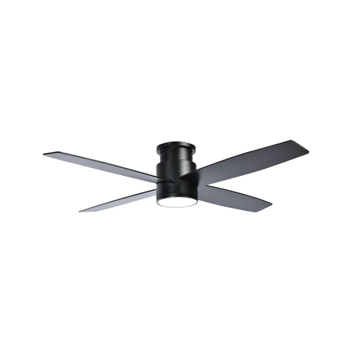 [ ] SM-4481B52/25CT مروحة سقف انارة مع ريموت اسود SEMICOM MACCHIATO 52" CCT 25W ## 