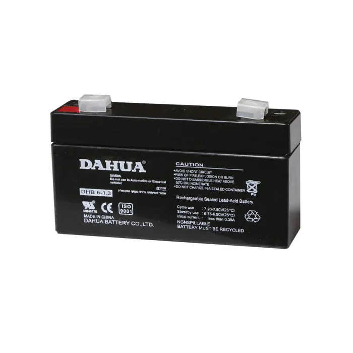 [76417 ] DHB6-1.3 بطارية SEMICOM DAHUA 6V 1.3AH ## 