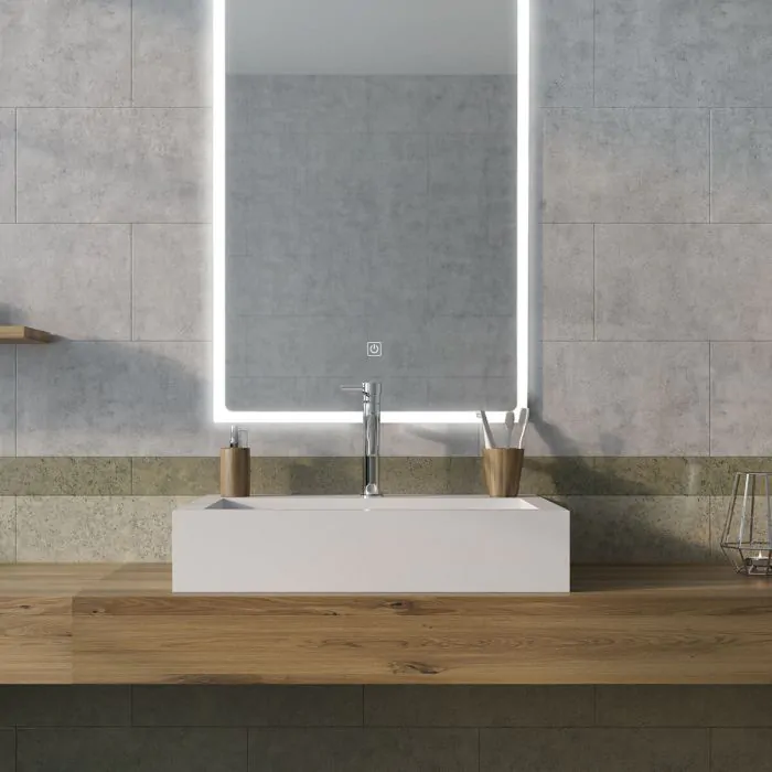 [119862 ] SM-M2S368/20CT مراة لد مستطيلة SEMICOM 20W 80*60CM ## 