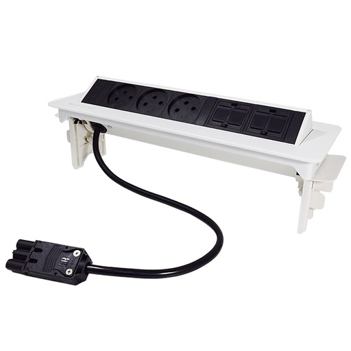 [00898094] IL-53 علبة مكتب 3 اباريز و حامل كستون /4 اسود eufficio Innera Leisure ## 