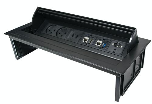 [00258335] IM-62C علبة مكتب 2 ابريز و حامل كستون /6 و شاحن USB اسود eufficio Innera Molle ## 