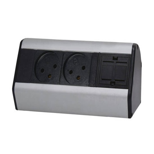 [931727 ] EV-32 علبة مكتب 2 ابريز و حامل كستون /2 اسود + سكني eufficio Exterio Vital ## 