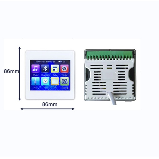 [TCI-B425] TCI-B425 In Wall Amplifier 4*25W 