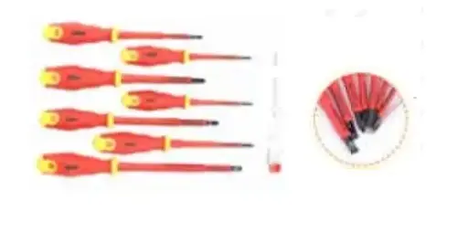 [00017301] 17301 طقم 8 مفكات + تستر FINDER ##