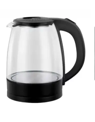 [00018191] KETTLE-1.8L-GL كمكم زجاج 1.8لتر اسود LUMITEC##