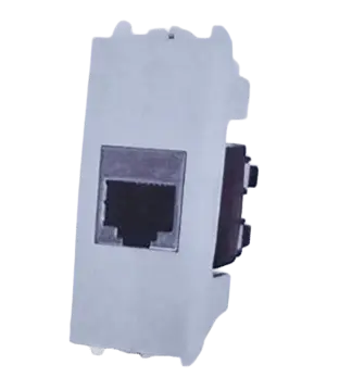 [075.4545]  ابريز كمبيوتر CAT5 ابيض سميكوم SC28-RJ45/WH