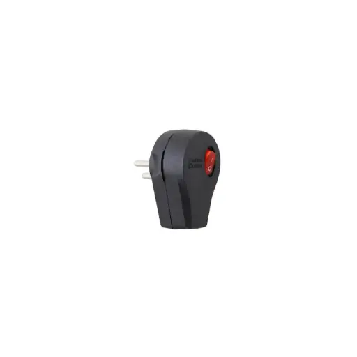 [00000507] SW-201K/BK ذكر وصلة مع مفتاح اسود ((24) ##