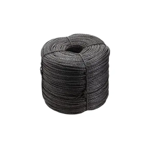 [70033208] 170033208  حبل سحب اسود 8 ملمتر / 100 متر .