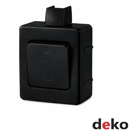 [00111016] 111016 درج خارجي اسود ديكو DEKO ##