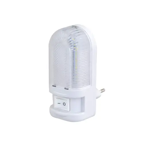 [00136234] SM-NL/1.5DLسهار ليلي مع مفتاح1.5W ابيض SEMICOM ##