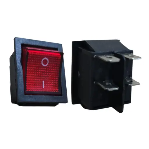 [00095290] مفتاح مفرد عريض قطبين+ LAMP ##