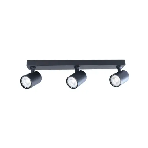 [00133776] SM-198GU/3BKوحدة انارة سقف تراك متحرك GU10اسود/3