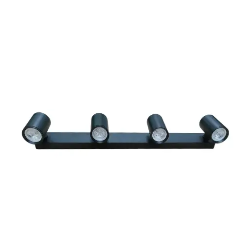 [00140071] SM-198GU/4BKوحدة انارة سقف تراك متحرك GU10اسود/4