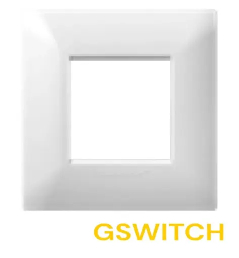 [00416007] 416007 اطار مربع علبة 55 /2 ابيض جولدن GSWITCH ##