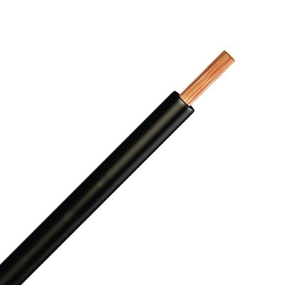 [80105  ] H05V-K  سلك شعرات 1 ملم اسود   (( سعر المتر )) ## 
