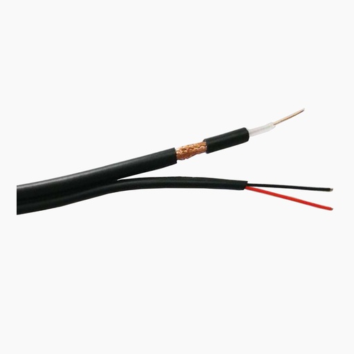 [906876 ] 2085 0116-ECT30300 كابل كاميرات+كهرباء RG59 305M## 