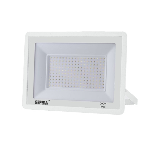 [04362001] 4362001 كشاف رفيع SMD SEPSAN LED 200W جسم ابيض ## 
