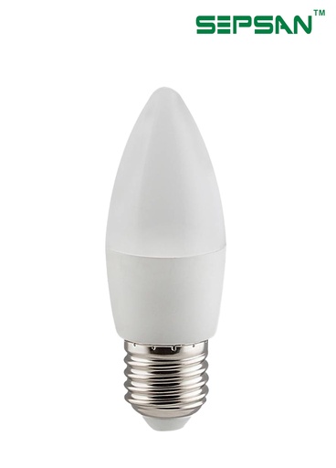 [00606627] 606627 لمبة بلحة  SEPSAN 6000K 6W E27 سبسان(100)## 