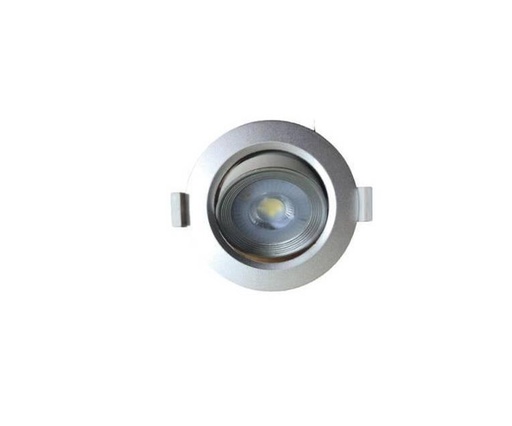 [6507 ] 6507سبوت 7W  مدور  SEPSAN 6000K  فضي ((50))## 