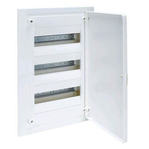 [00043600] VF312P   لوحة / 36  HAGER داخلي ابيض ## 