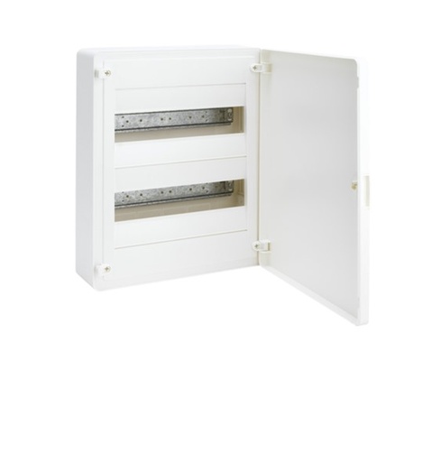 [00042410] VS212P   لوحة / 24 HAGER  خارجي ابيض  ## 