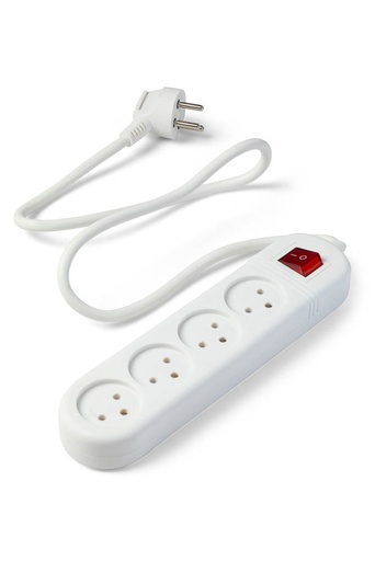 [00020041] 5709موزع/4 مع سلك 1متر و مفتاح  باتيا اوTAMARI## 