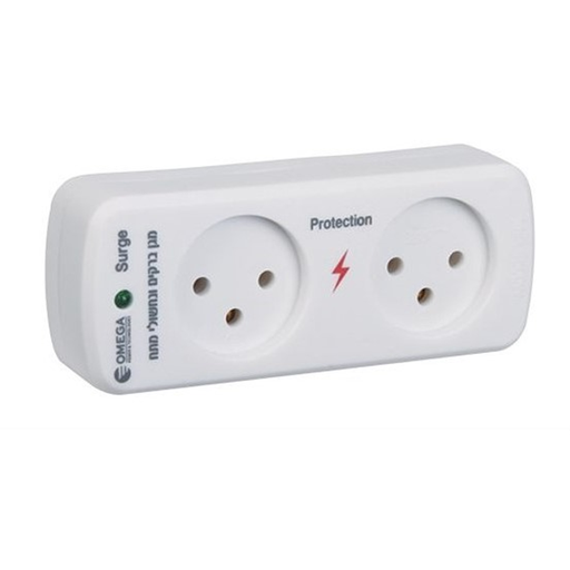 [0250.002] OM-AD-T2  موزع /2 مع حماية برق اوميجا OMEGA ## 