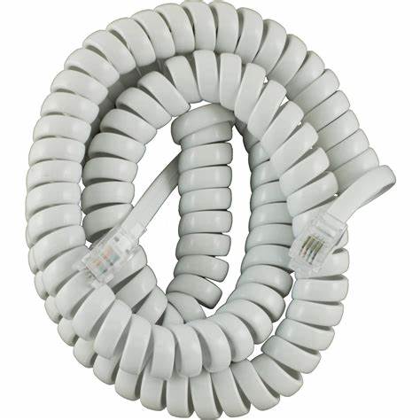 [00072300] x   10-4001-3   وصلة هاتف زمبرك  / 3 متر ## 