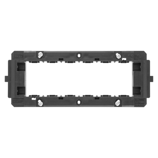 [00024230] 24230  حامل / 6 جيفس GEWISS اسود ((100))  ## 