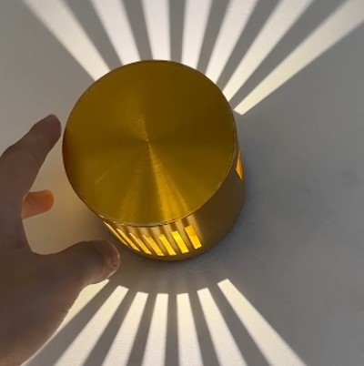 [08350604] 8350604اب داون ذهبي مدور متغير SEPSAN IP65 3K 6W## 