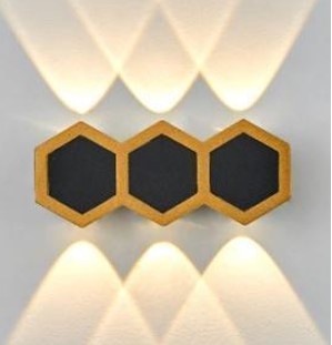 [08340645] 8340645 اب داون خلية اسود+ذهبي SEPSAN IP65 3K 6W## 