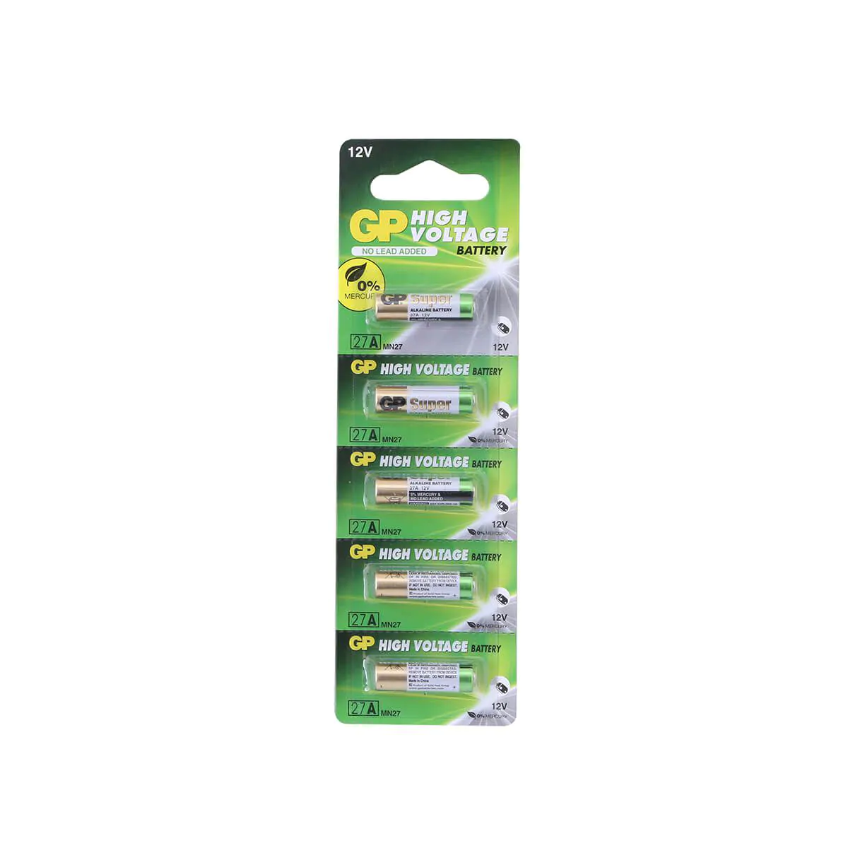 [00051.27] GPPBA27AF002    بطارية ريموت GP ALKALINE 27AE ## 