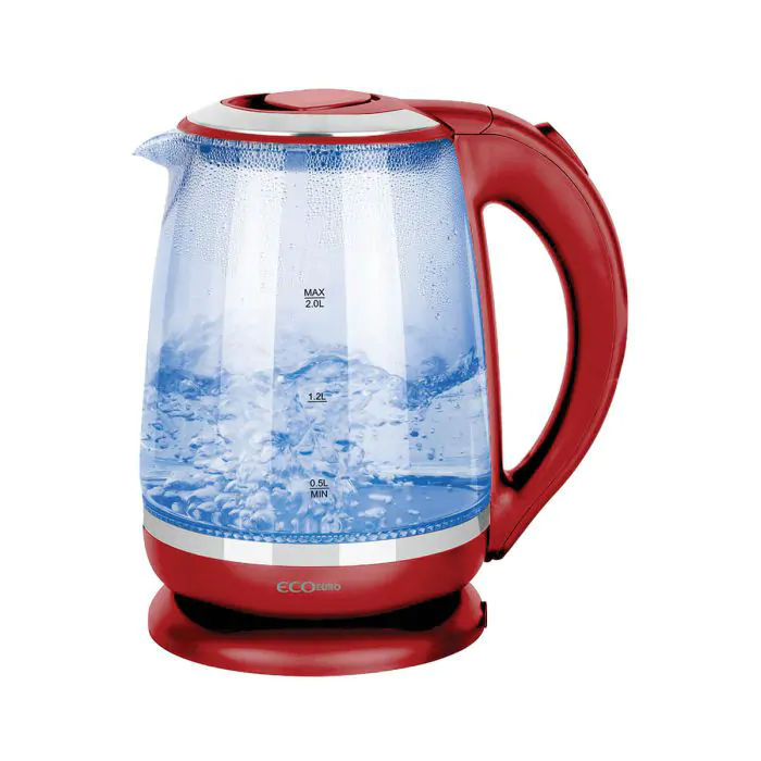 [00178844] 2018/HYK-1788R كمكم 2 لتر هيونداي شفاف اطار احمر## 