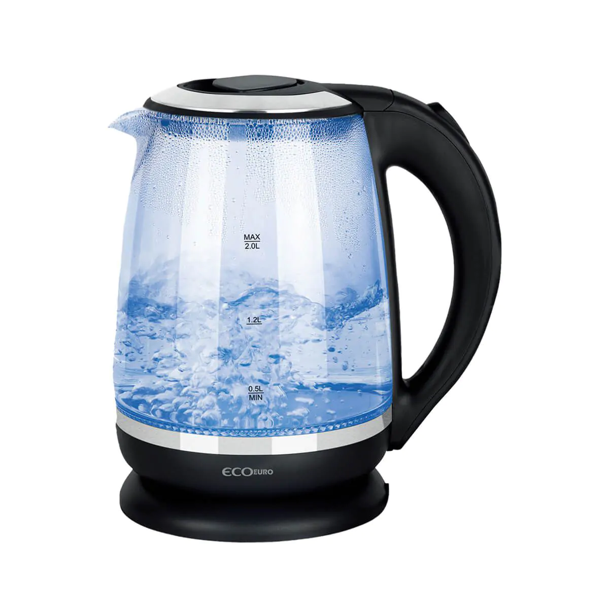 [00178811] 2018/HYK-1788B كمكم 2 لتر هيونداي شفاف اطاراسود## 